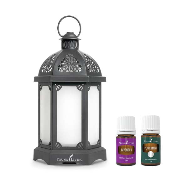 Charcoal Lantern Diffuser Set
